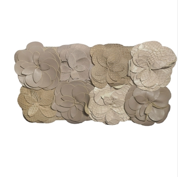 Ann Taylor Toupe, gray clutch - Picture 3 of 5